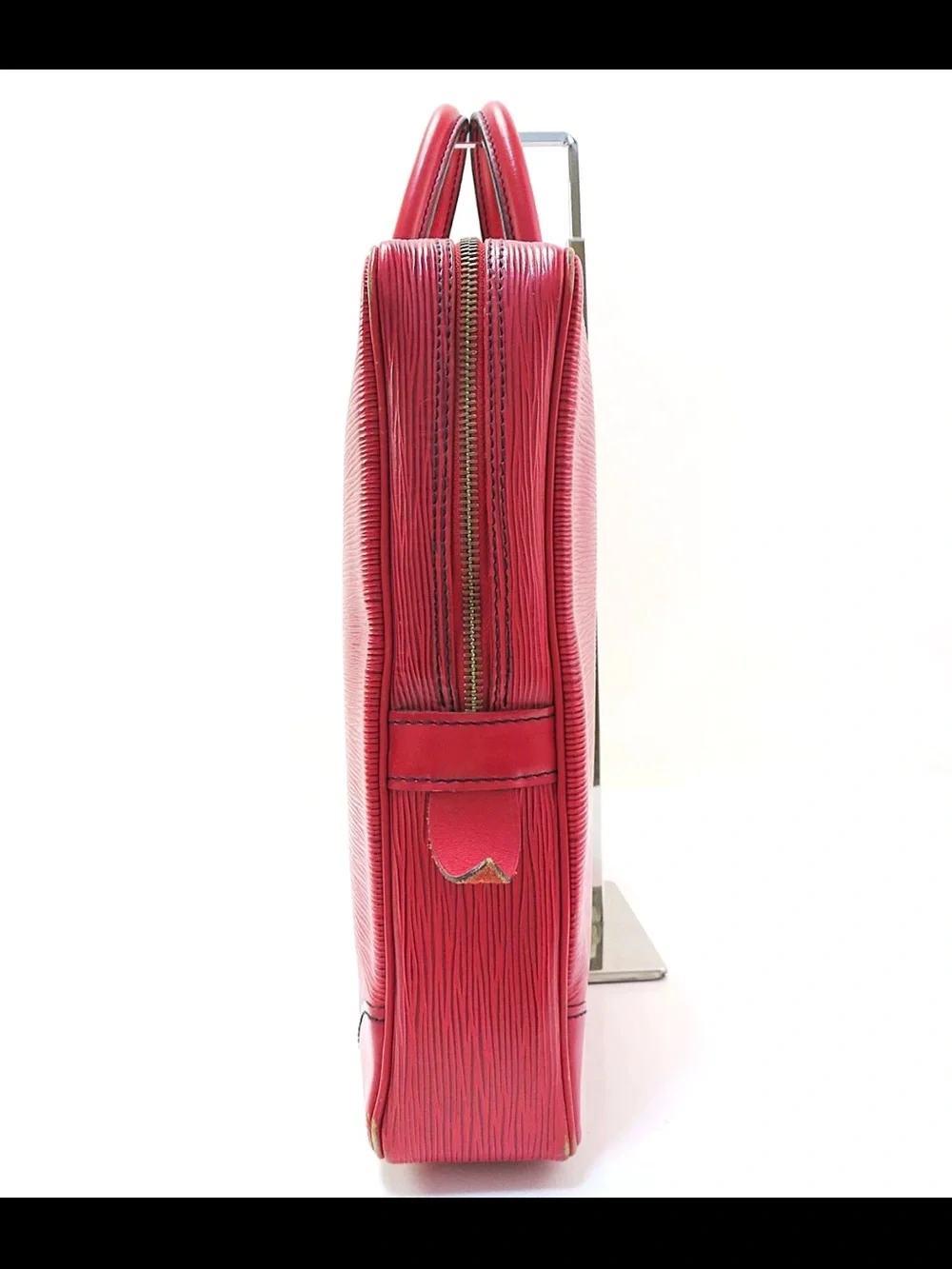 Louis Vuitton Red Epi Leather Business Briefcase